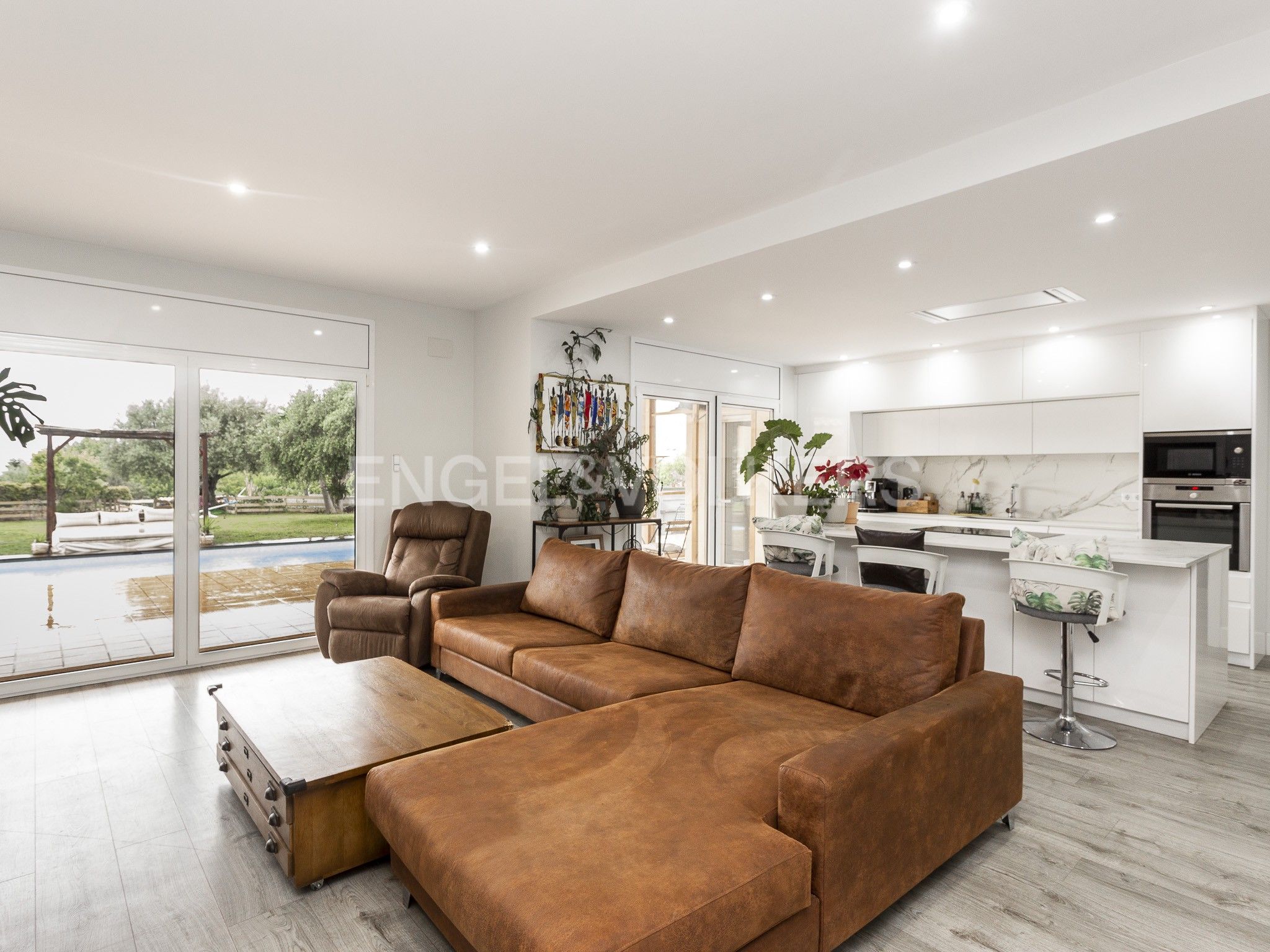 Sala d'estar de Casa o xalet en venda en Piera amb Aire condicionat, Calefacció i Jardí privat