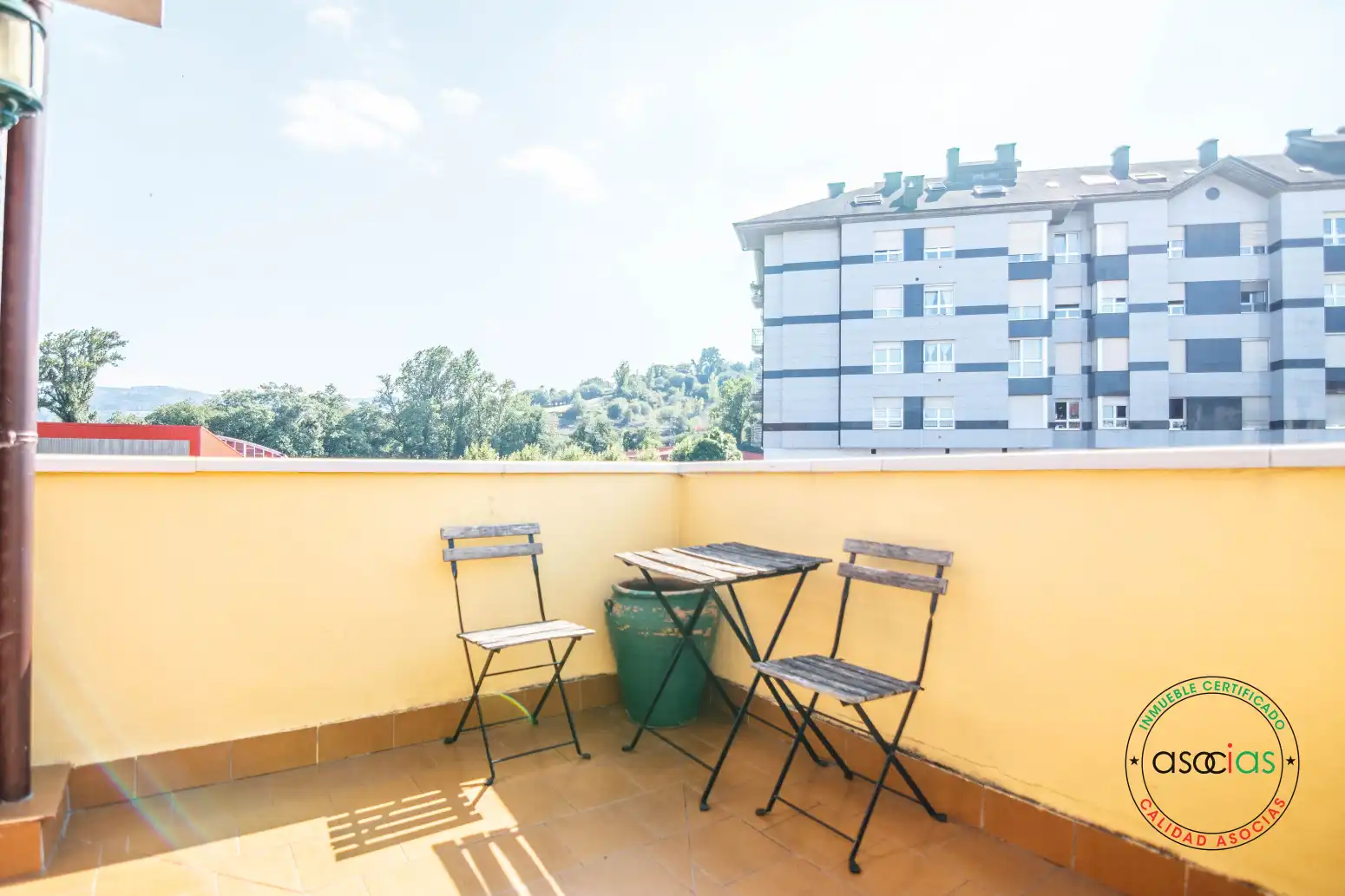 Terraza de Casa adosada en venta en Grado con Calefacción, Jardín privado y Parquet