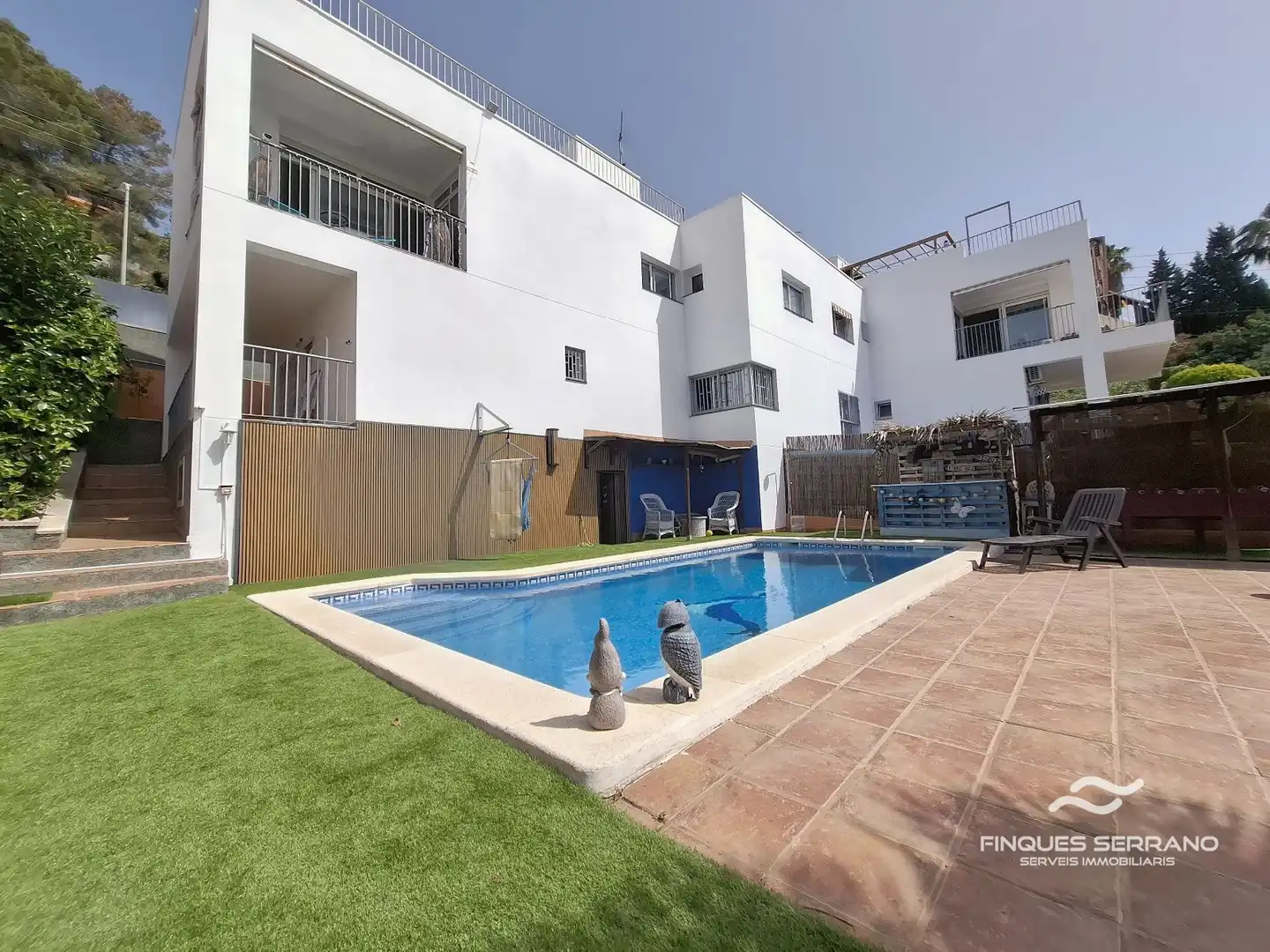 Piscina de Casa adosada en venda en Calafell amb Aire condicionat, Calefacció i Piscina