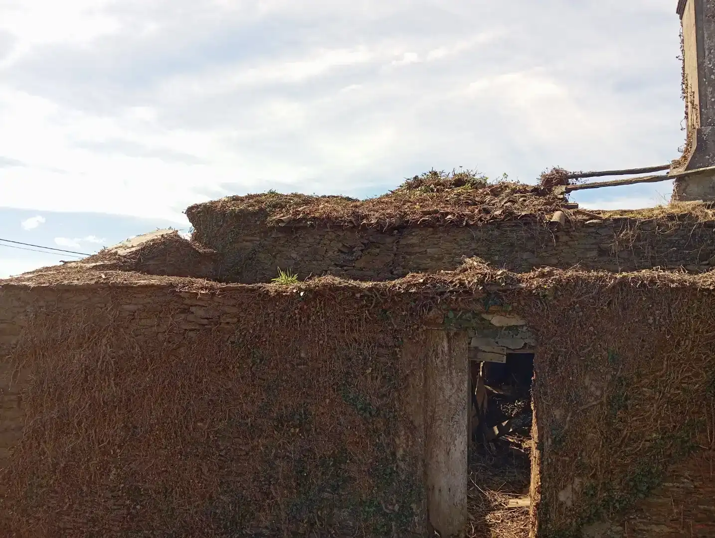 Vista exterior de Finca rústica en venda en Arzúa