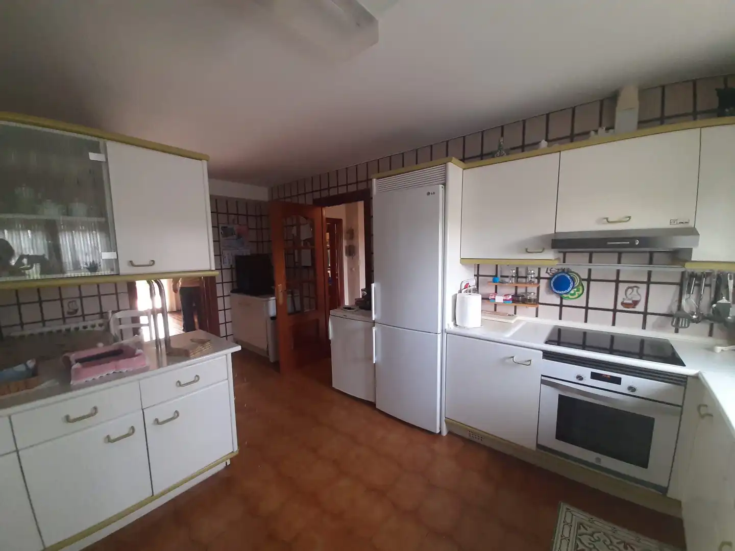 Cocina de Casa adosada en venta en Villaquilambre con Calefacción, Jardín privado y Terraza