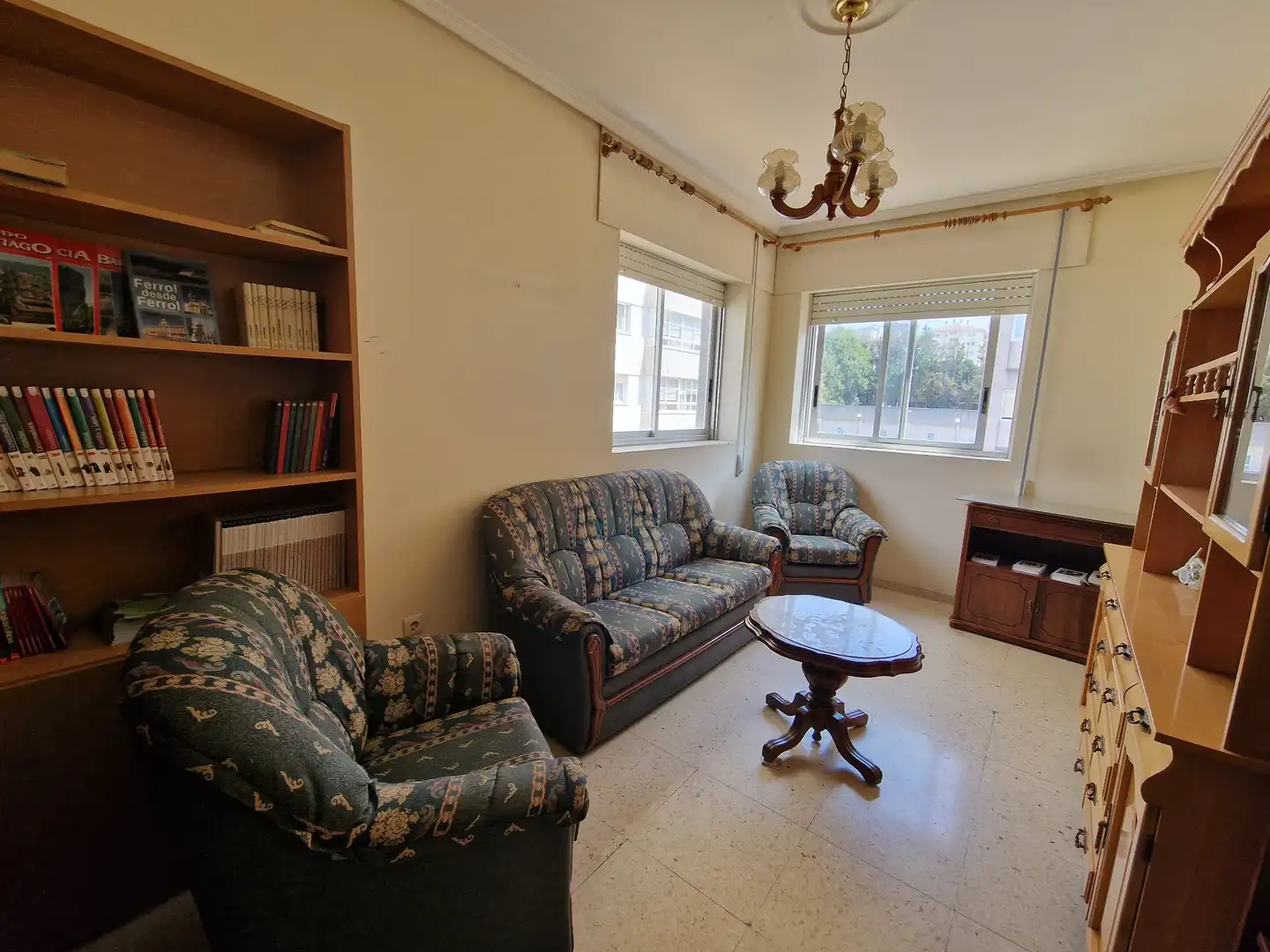 Wohnzimmer von Wohnung zum Verkauf in Ferrol mit Terrasse und Abstellraum