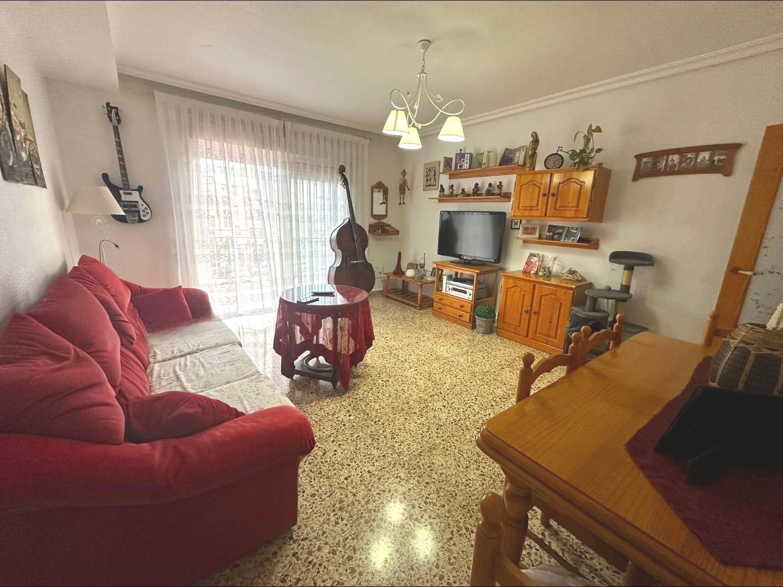 Sala d'estar de Pis en venda en  Murcia Capital amb Calefacció i Balcó