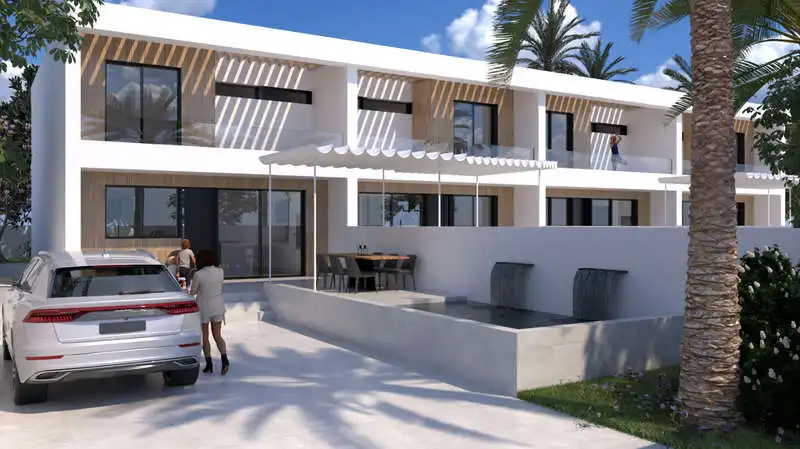 Exterior view of Houses for sale in Vinaròs  with Air Conditioner, Private garden and Swimming Pool