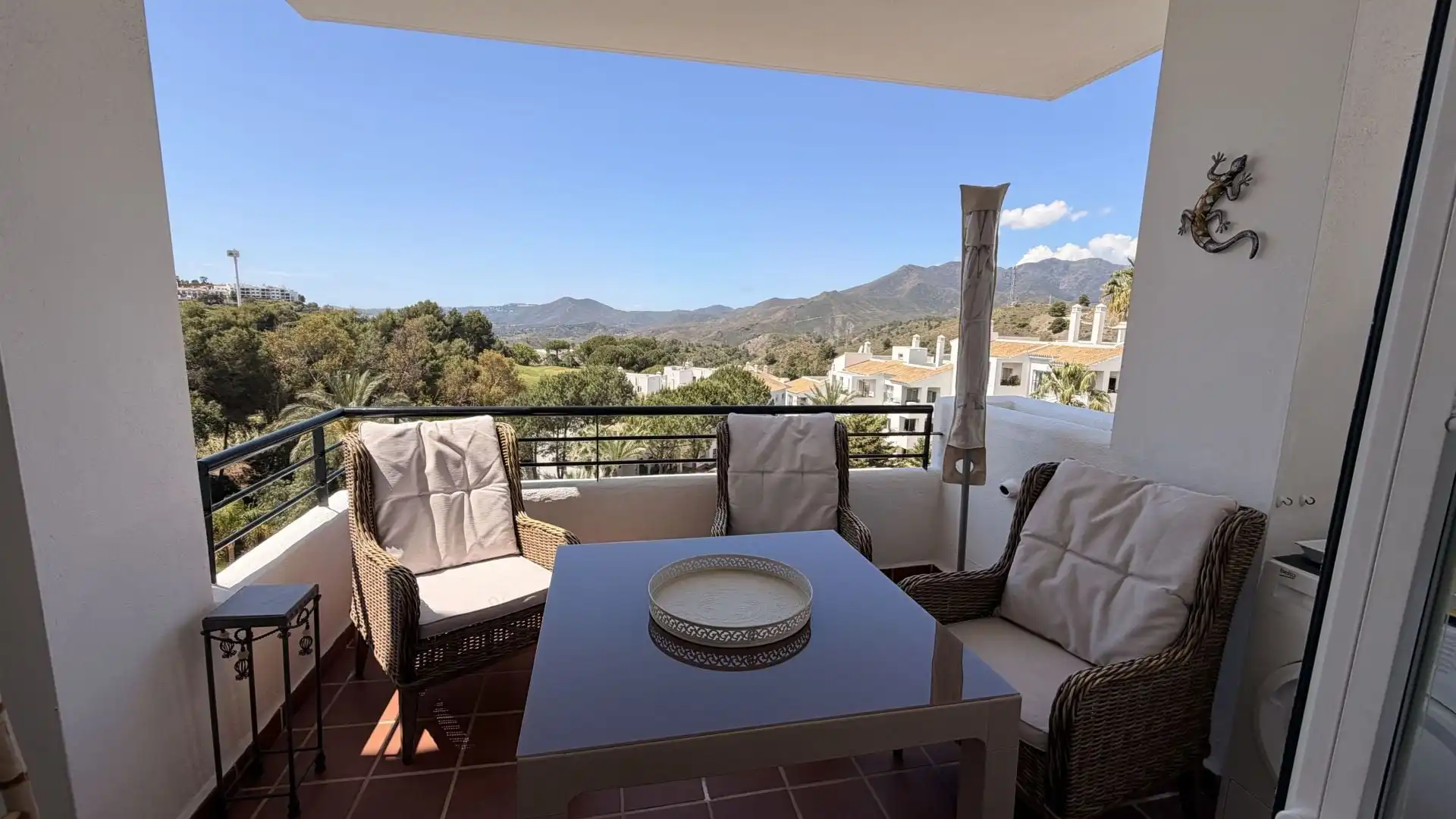 Terraza de Apartamento en venta en Alhaurín El Grande con Aire acondicionado, Trastero y Piscina