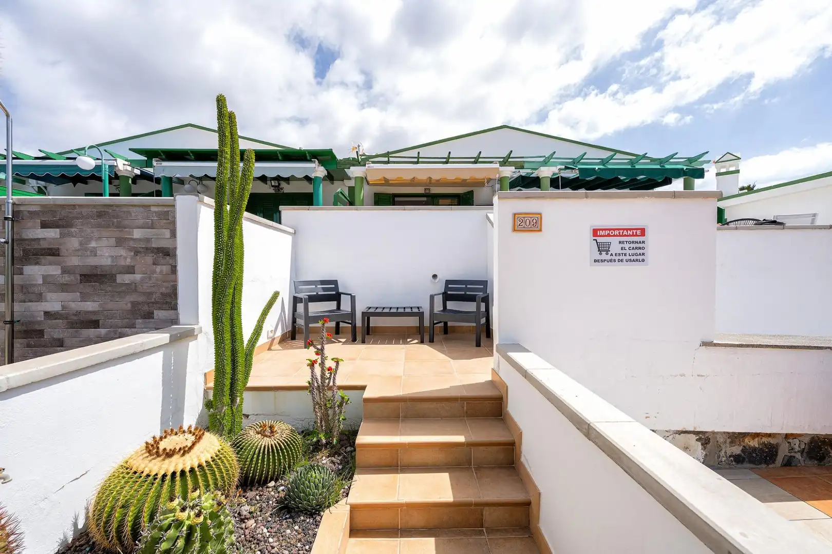 Terraza de Casa o chalet en venta en San Bartolomé de Tirajana con Terraza, Amueblado y Piscina comunitaria