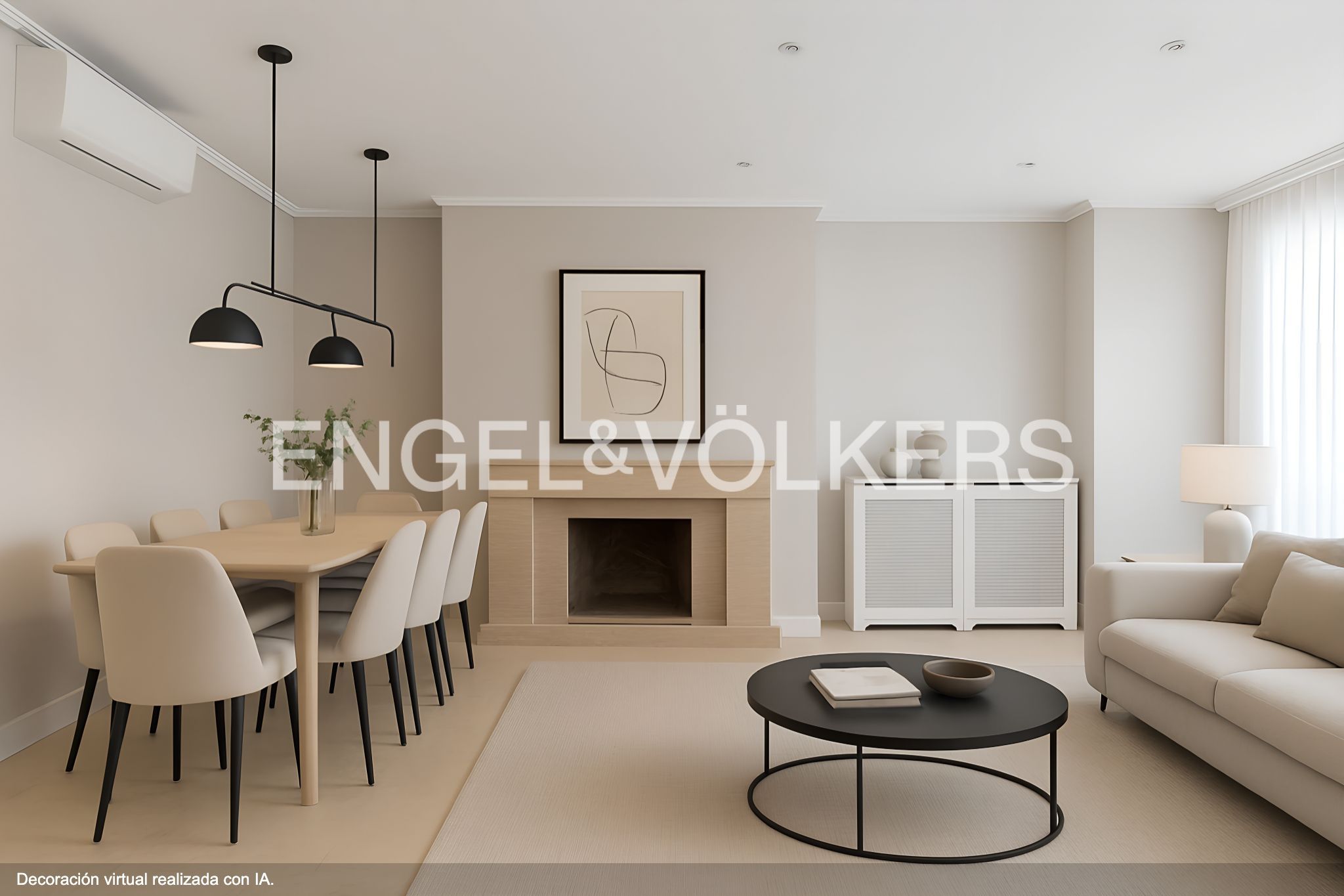 Sala d'estar de Apartament de lloguer en  Madrid Capital amb Aire condicionat, Calefacció i Traster