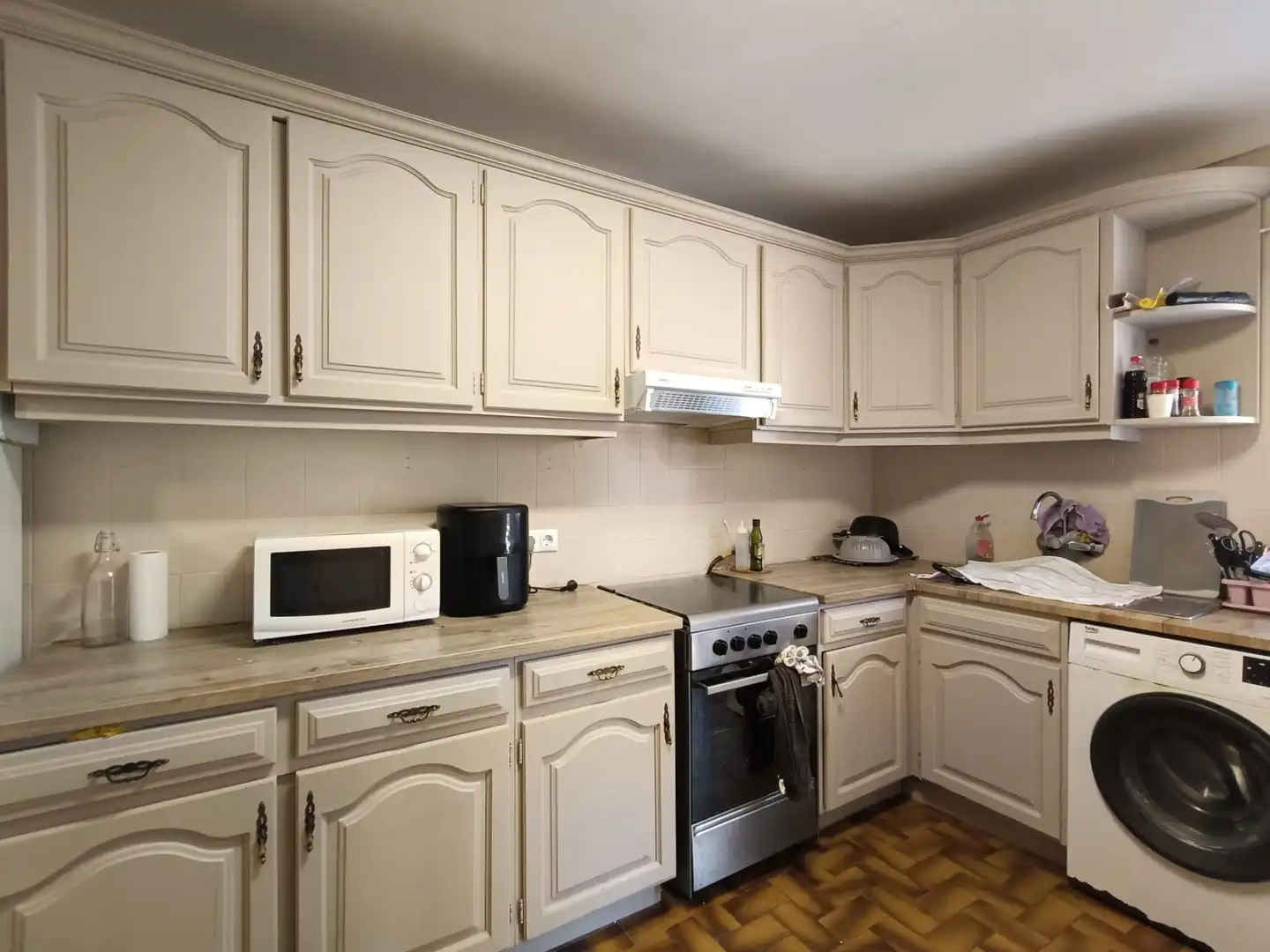 Cocina de Piso en venta en Girona con Calefacción, Terraza y Amueblado
