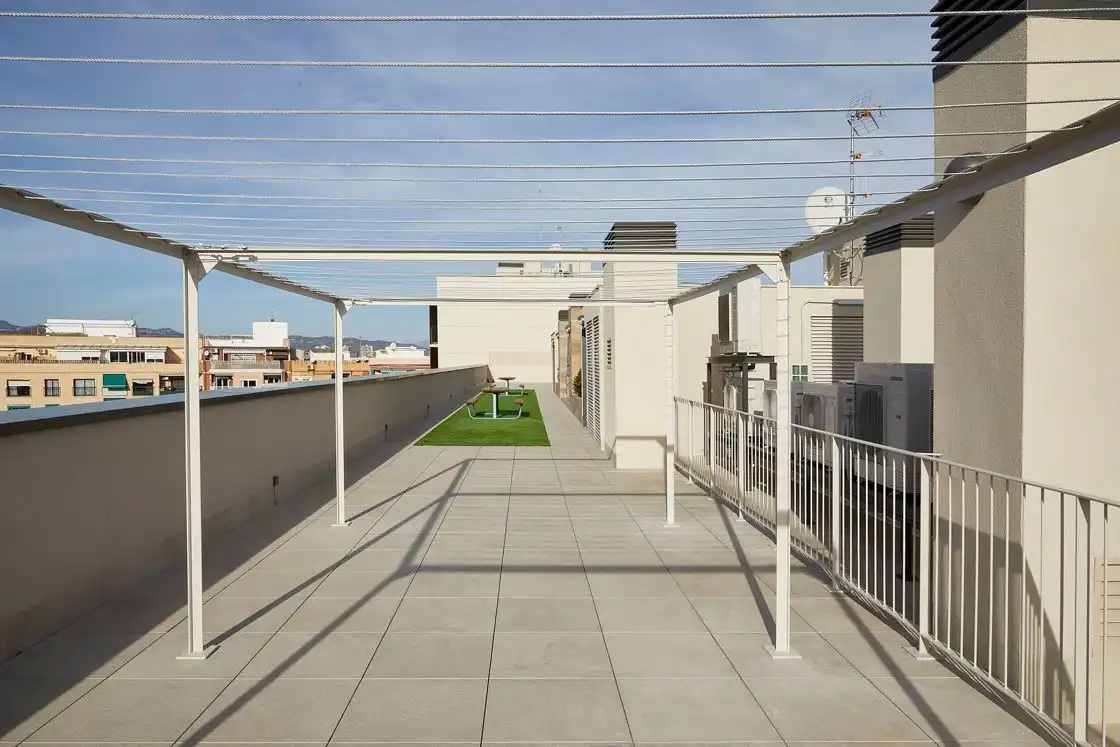 Terrasse von Wohnung zur Miete in Sant Joan Despí mit Klimaanlage, Heizung und Privatgarten