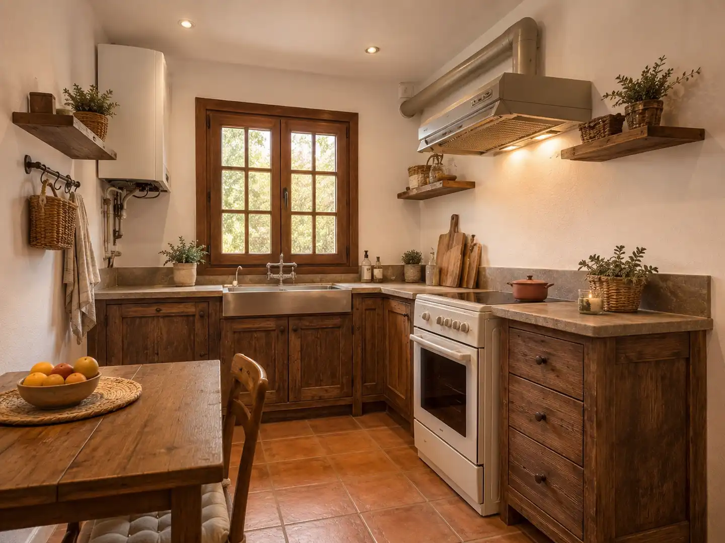 Cocina de Piso en venta en Sant Martí de Centelles con Aire acondicionado, Calefacción y Terraza