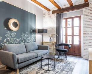 Sala d'estar de Estudi per a compartir en  Valencia Capital amb Aire condicionat i Terrassa