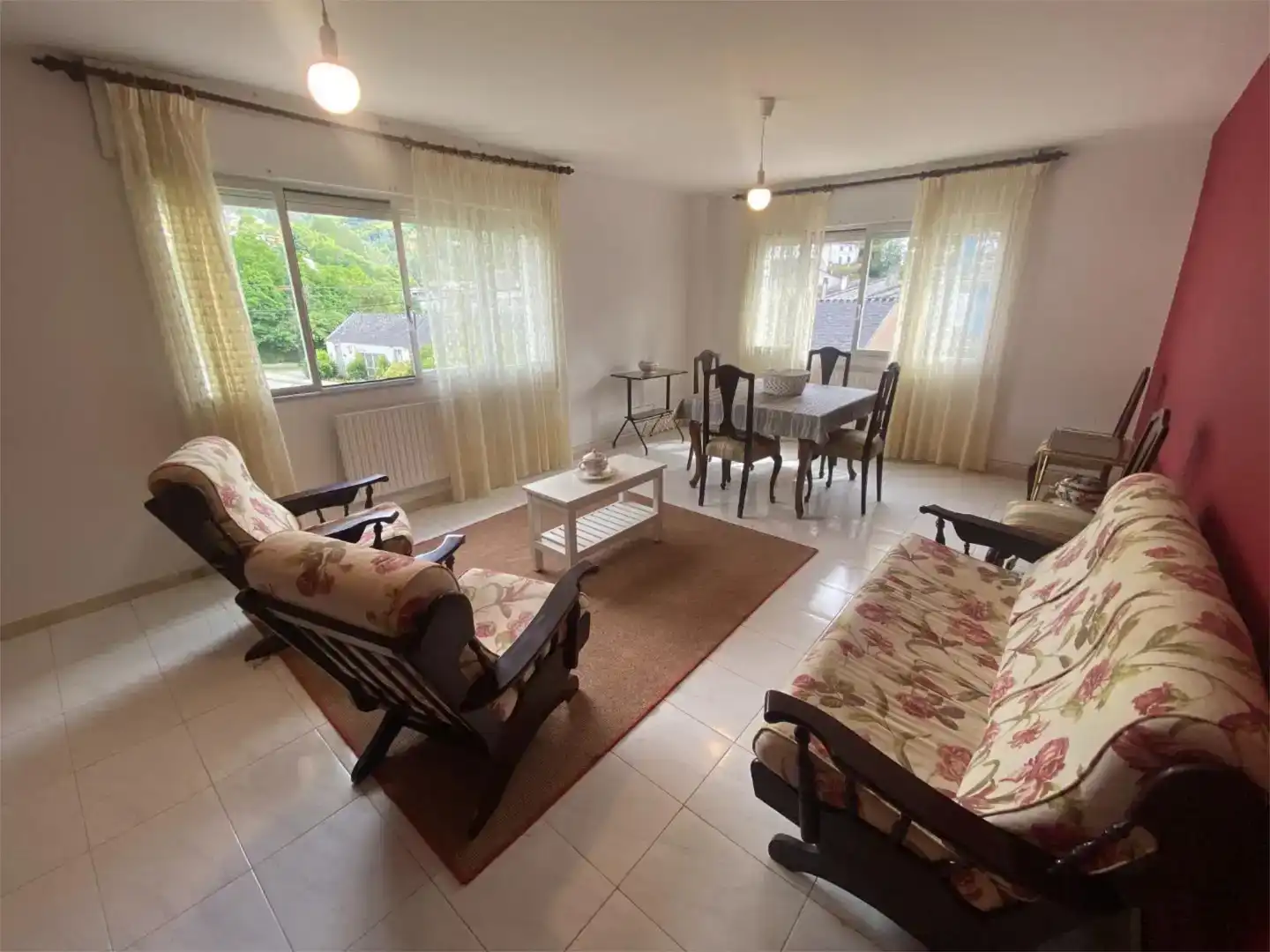 Wohnzimmer von Wohnung zur Miete in Mondoñedo mit Balkon