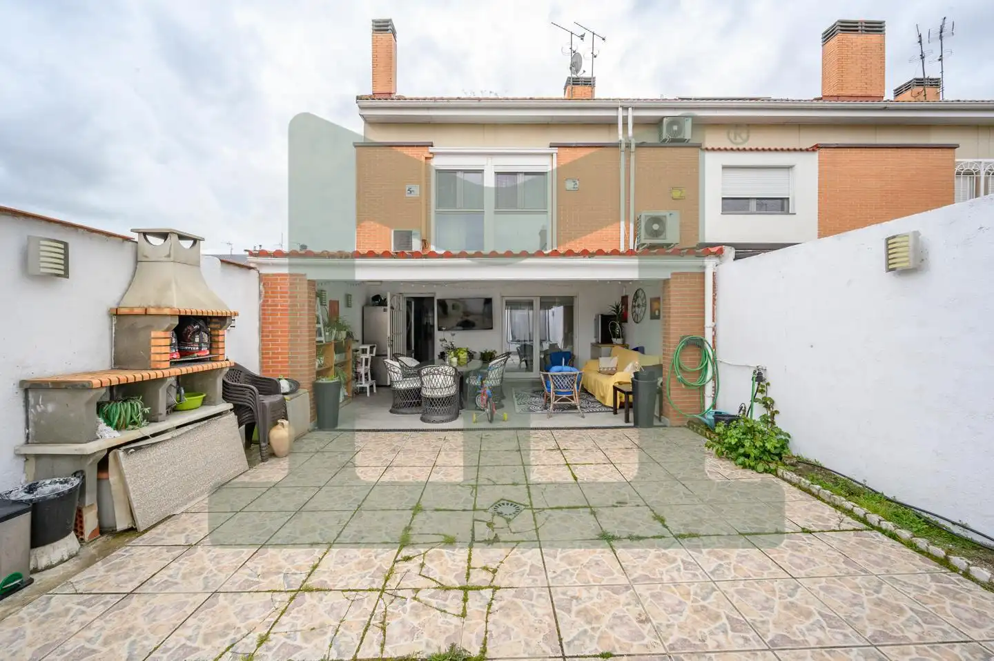 Terrace of Detached homes for sale in Parla  with Air Conditioner, Heating and Private garden