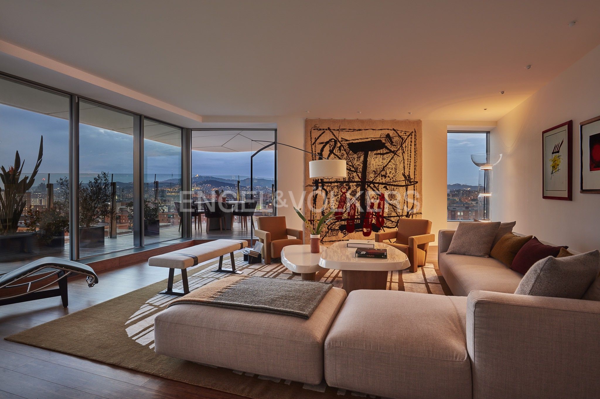 Living room of Flat for sale in  Barcelona Capital  with Air Conditioner, Heating and Parquet flooring