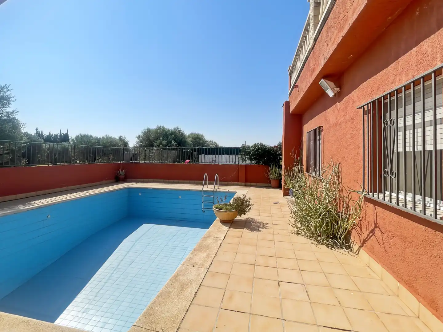 Swimming pool of Houses for sale in Llers  with Heating, Terrace and Storage room