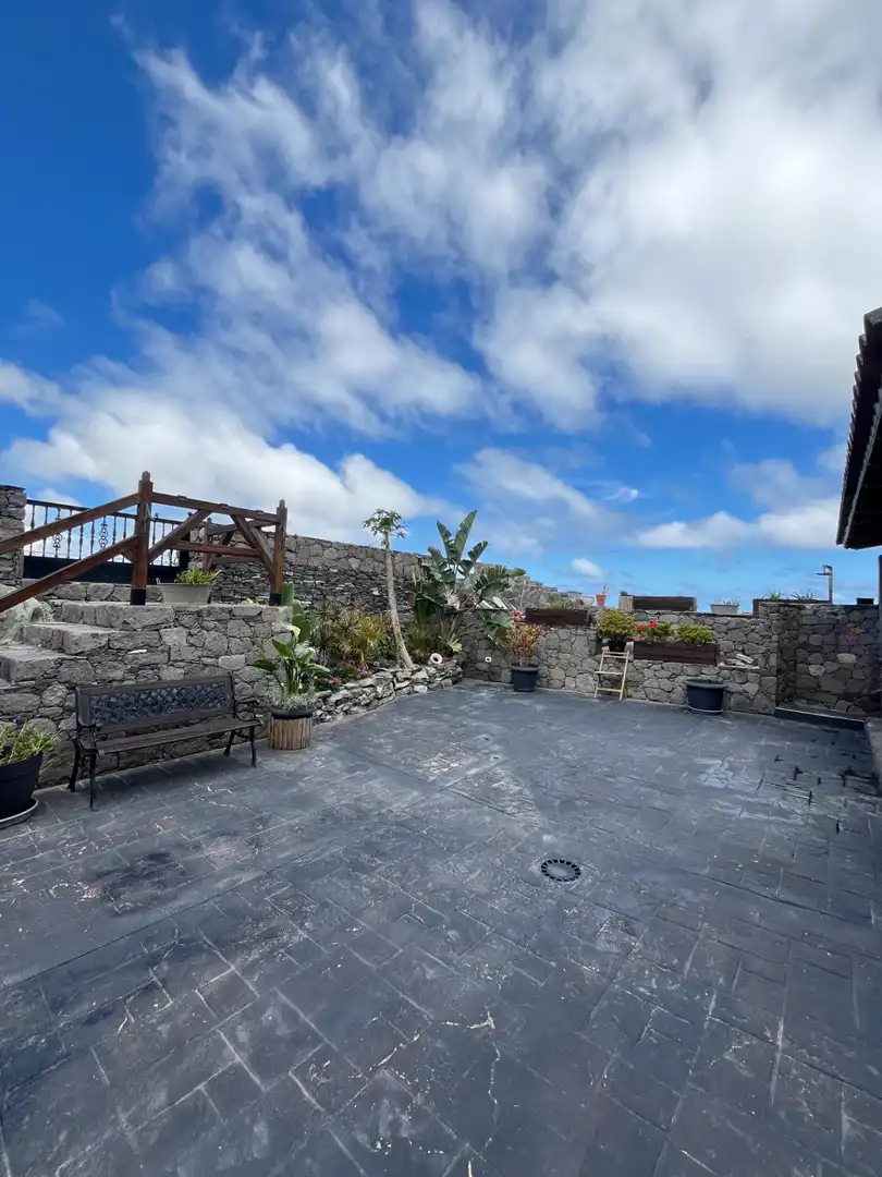 Terraza de Casa o chalet en venta en Moya (Las Palmas) con Jardín privado, Terraza y Amueblado
