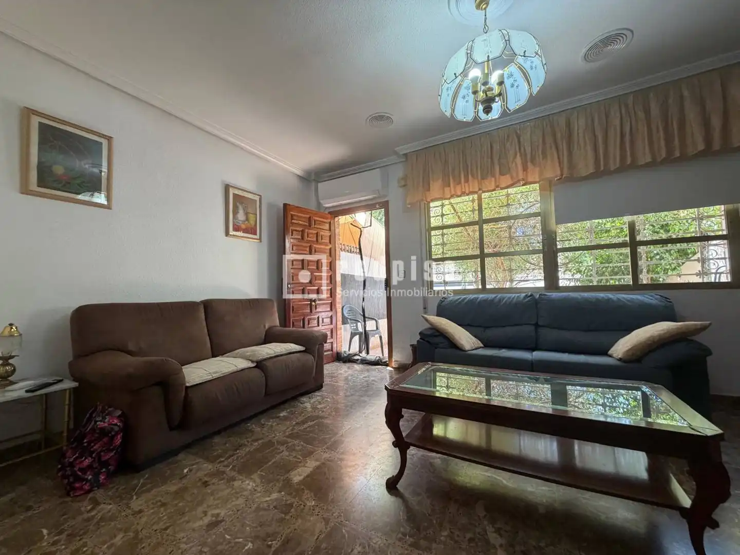 Wohnzimmer von Maisonette zur Miete in Murcia mit Klimaanlage, Privatgarten und Abstellraum