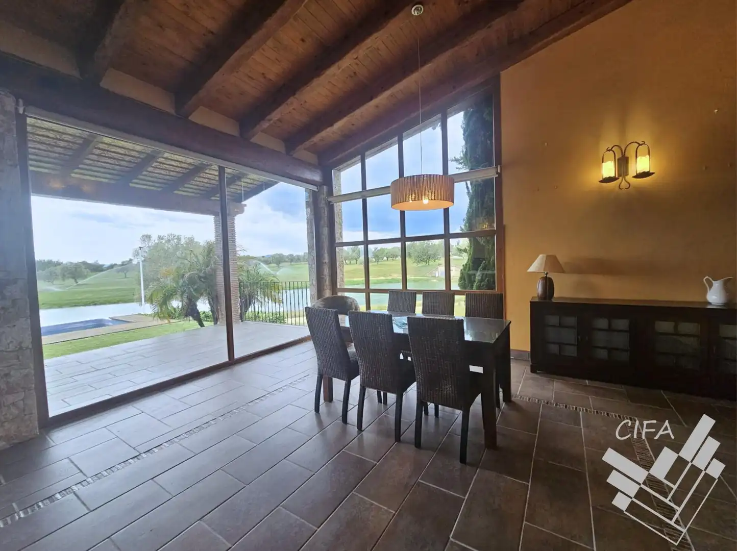 Comedor de Casa o chalet en venta en San Jorge / Sant Jordi con Terraza y Amueblado