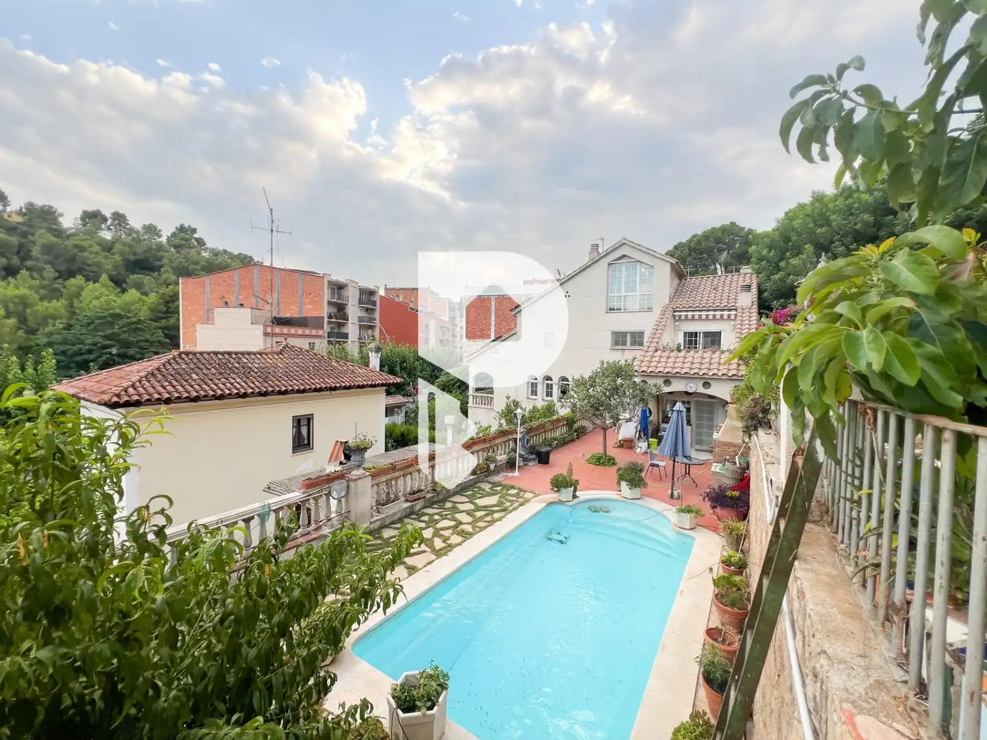 Vista exterior de Casa o chalet en venta en Vallirana con Calefacción, Jardín privado y Terraza