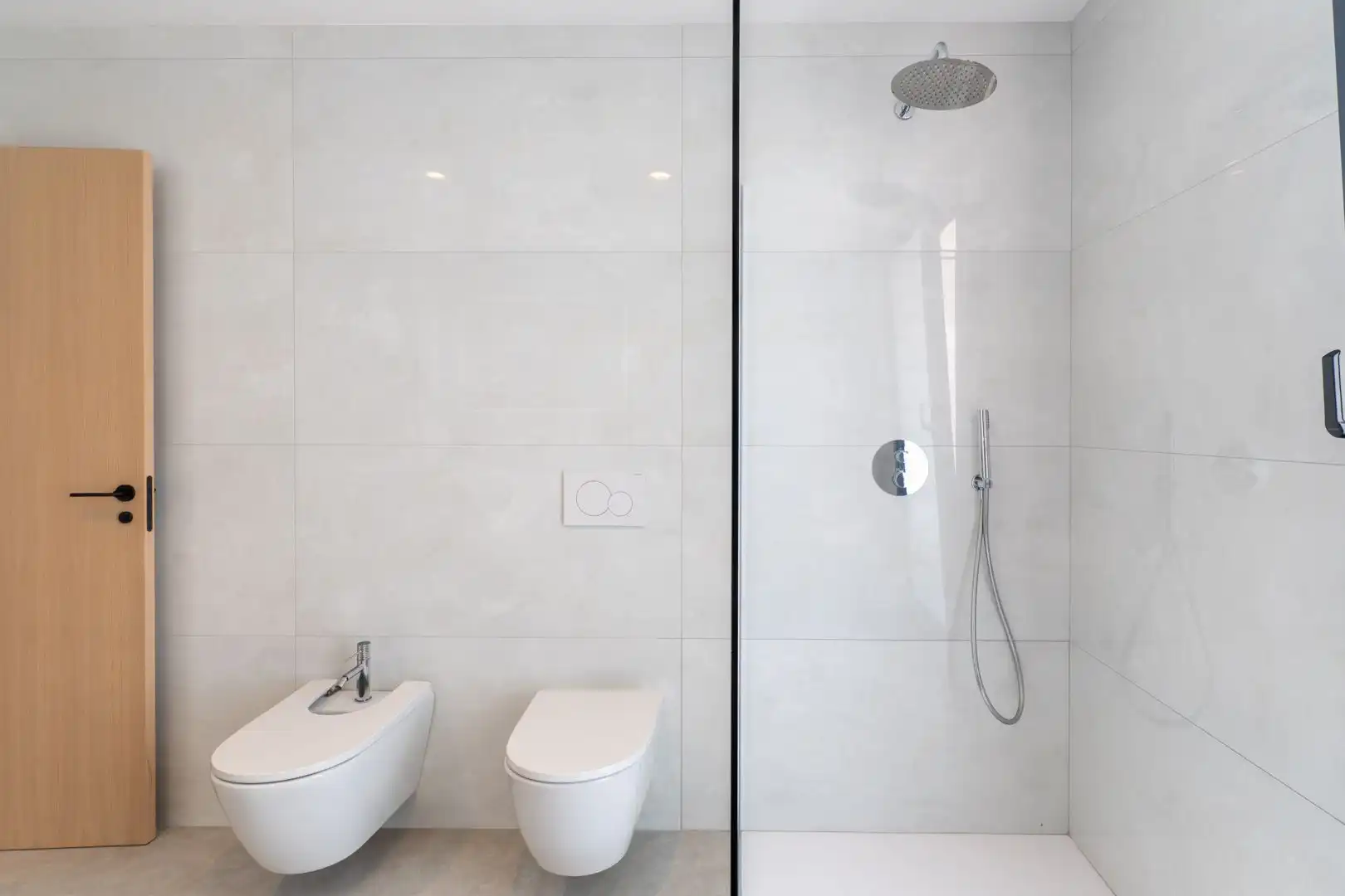 Badezimmer von Haus oder Chalet zum Verkauf in Moraira mit Klimaanlage, Privatgarten und Terrasse