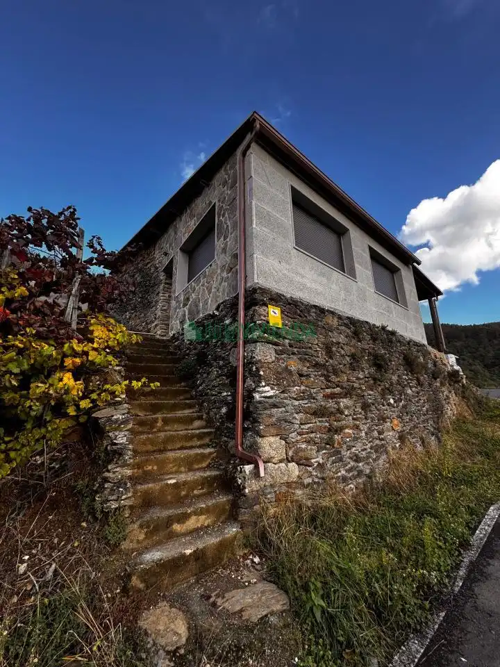 Vista exterior de Finca rústica en venda en Pantón amb Calefacció i Jardí privat