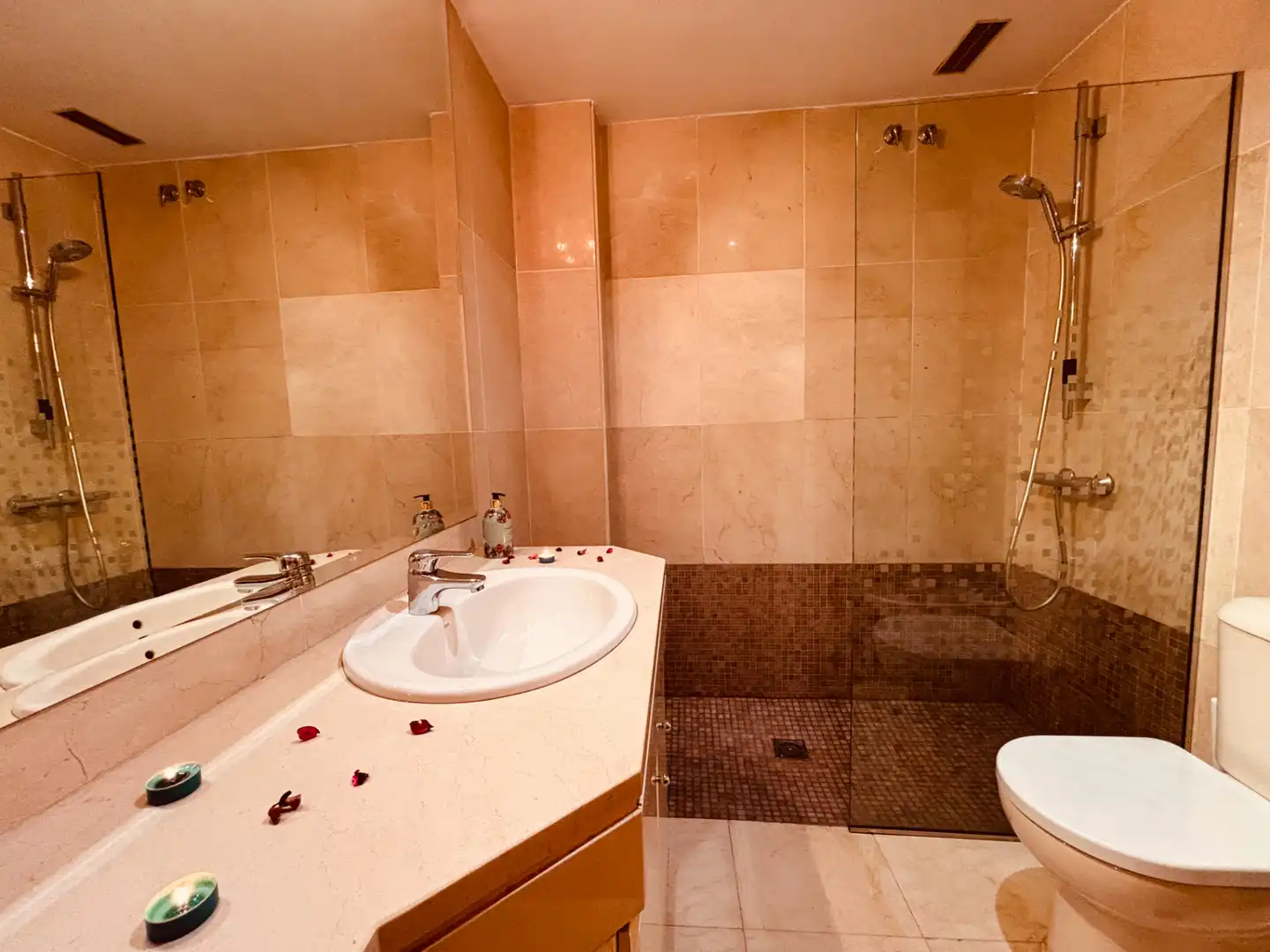 Baño de Casa adosada en venta en Getafe con Aire acondicionado, Calefacción y Jardín privado