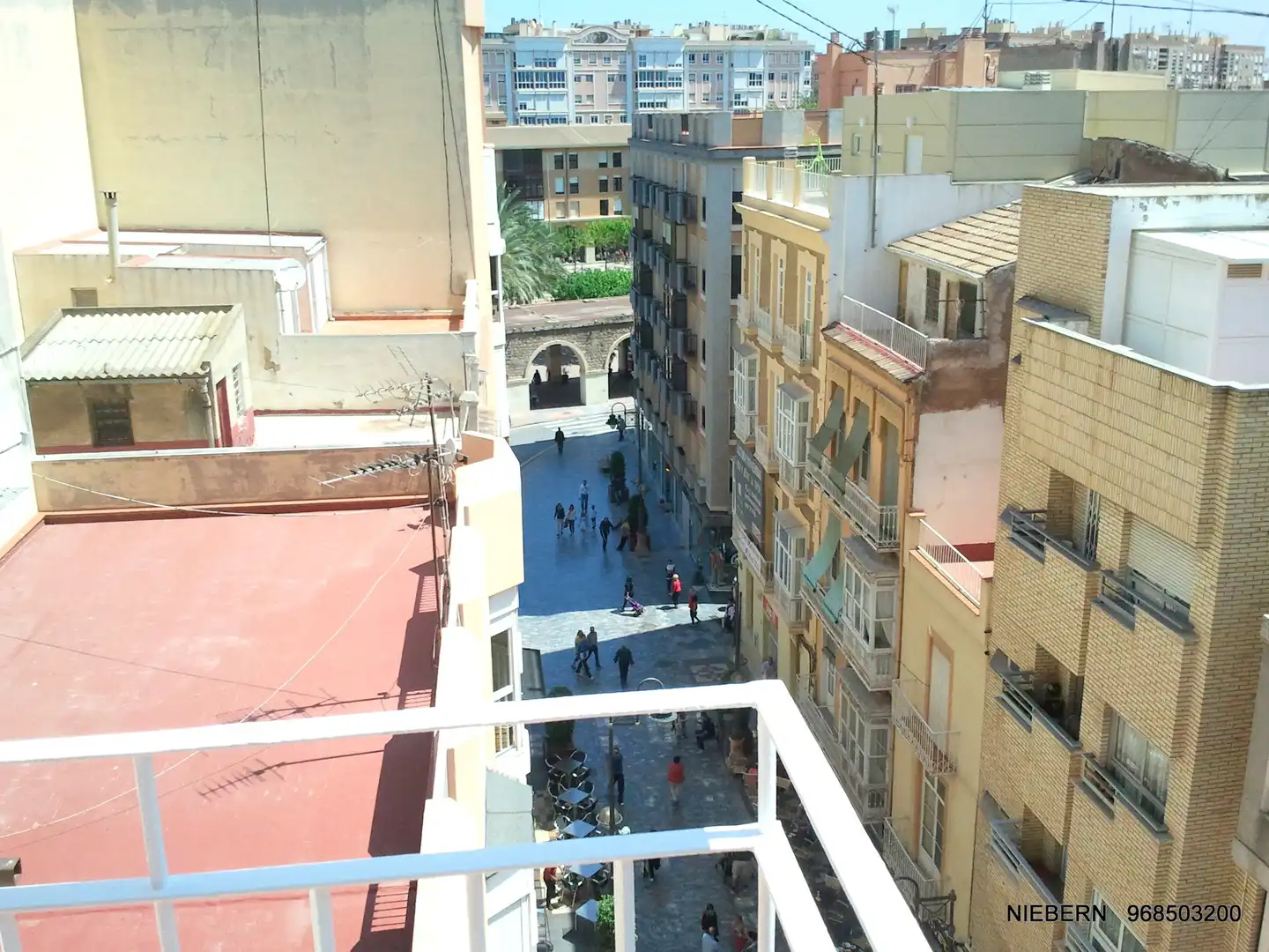 Vista exterior de Piso de alquiler en Cartagena con Aire acondicionado, Amueblado y Horno