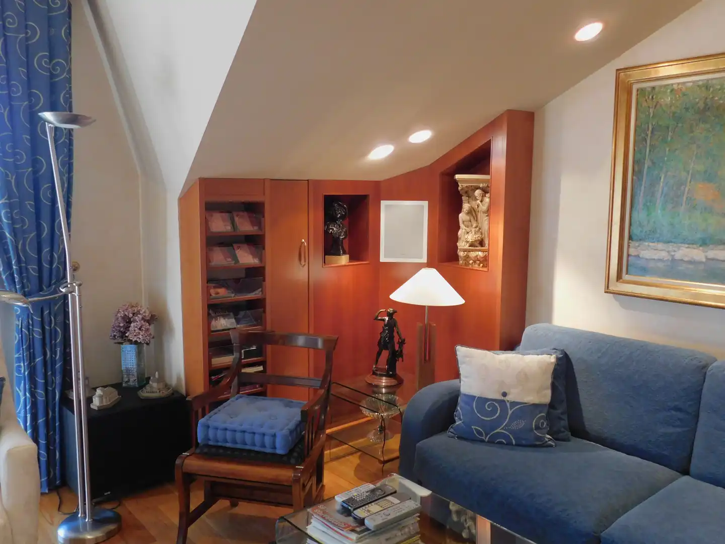 Sala de estar de Casa o chalet en venta en Zizur Mayor / Zizur Nagusia con Calefacción, Jardín privado y Terraza