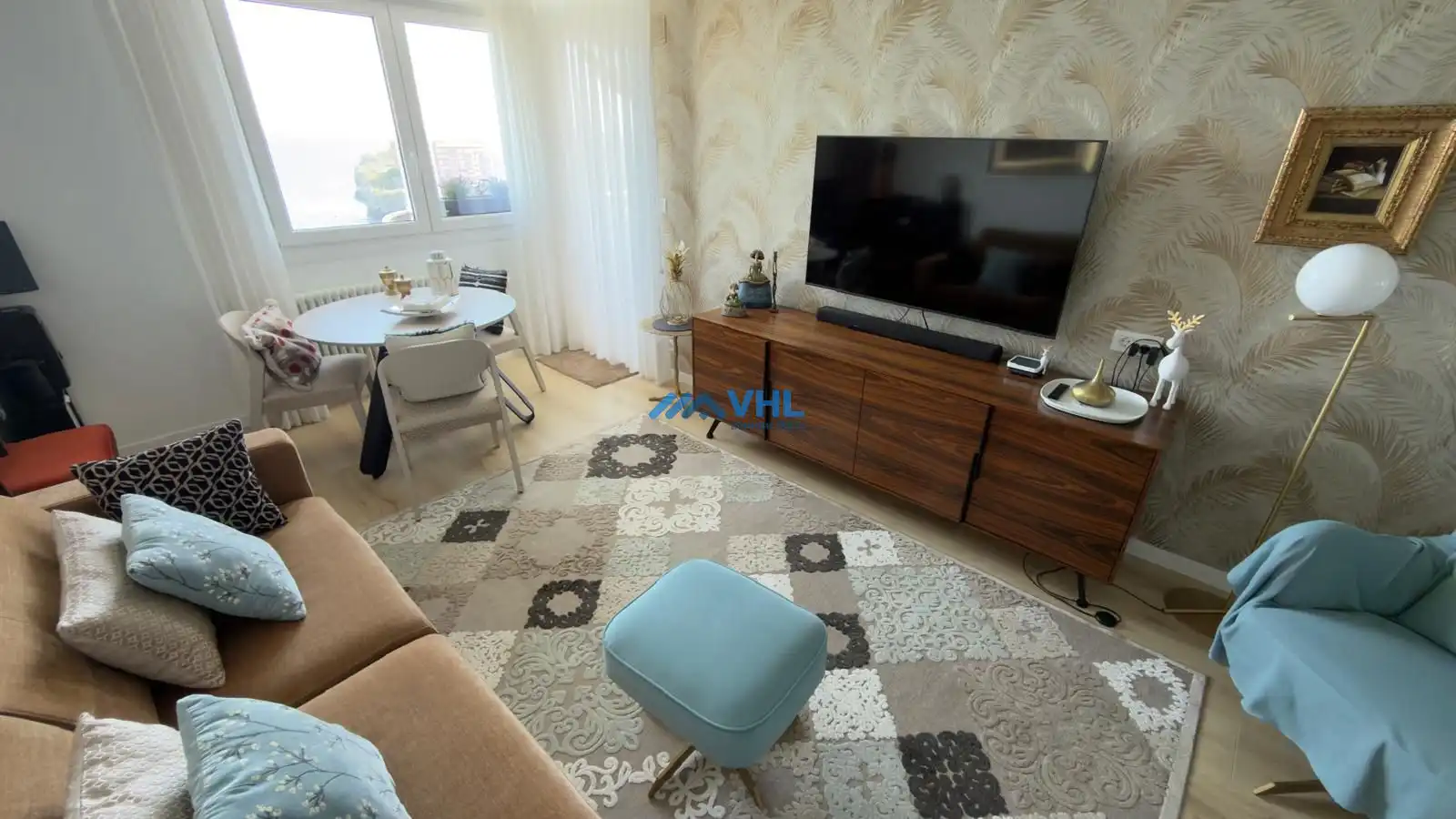 Wohnzimmer von Wohnung zum Verkauf in Castro-Urdiales mit Klimaanlage, Heizung und Terrasse