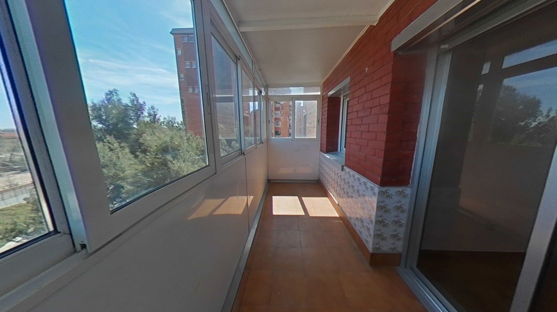 Terrasse von Wohnung zum Verkauf in Terrassa