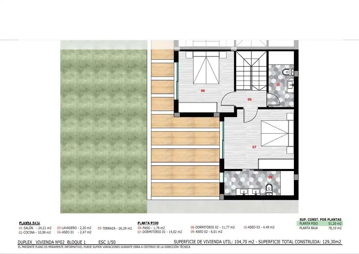 Duplex with pool for sale in Monforte del Cid, imagen 3