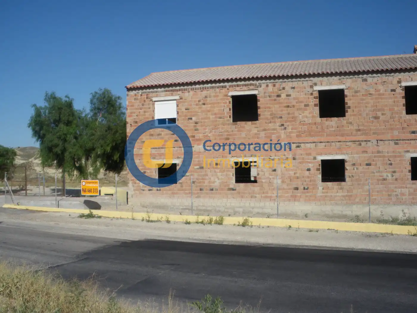 Vista exterior de Nave industrial en venta en Lorca