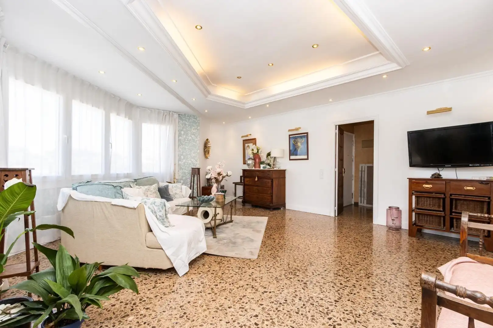 Sala de estar de Casa o chalet en venta en Terrassa con Aire acondicionado, Calefacción y Jardín privado