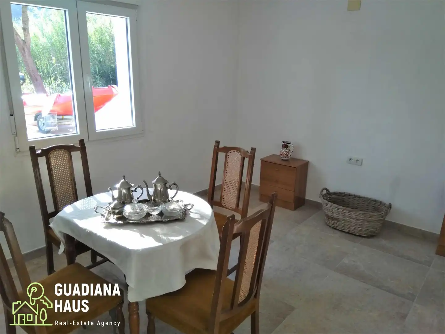 Dining room of Country homes for sale in Sanlúcar de Guadiana  with Private garden, Terrace and Swimming Pool