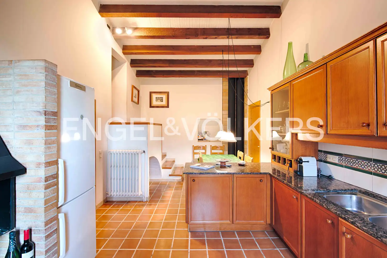 Cocina de Casa adosada en venta en Cabanelles con Calefacción, Jardín privado y Terraza