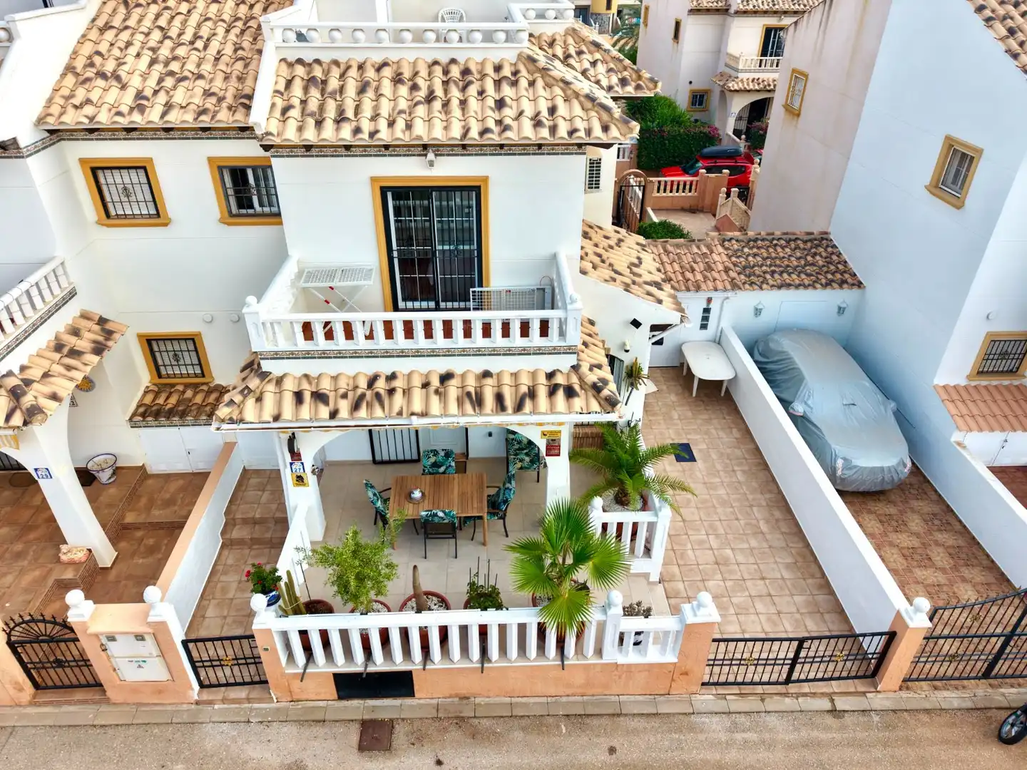 Terrace of Detached homes for sale in Orihuela  with Air Conditioner, Private garden and Terrace