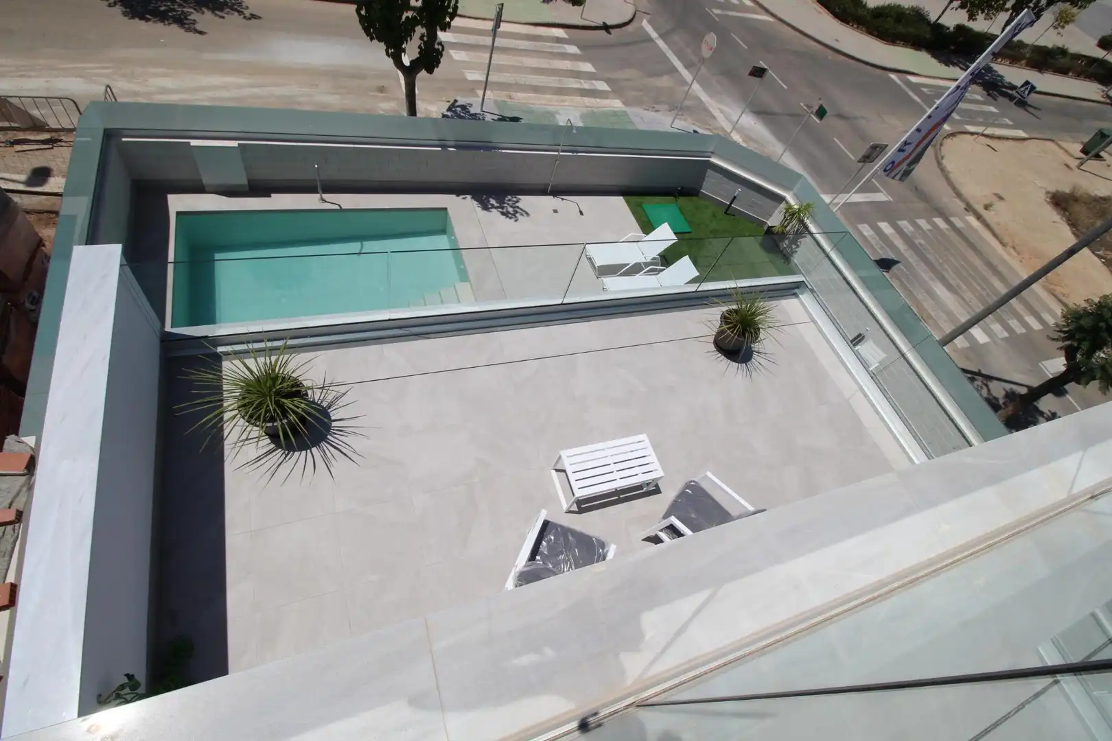 Piscina de Casa adosada en venta en Pilar de la Horadada con Jardín privado, Piscina y Amueblado