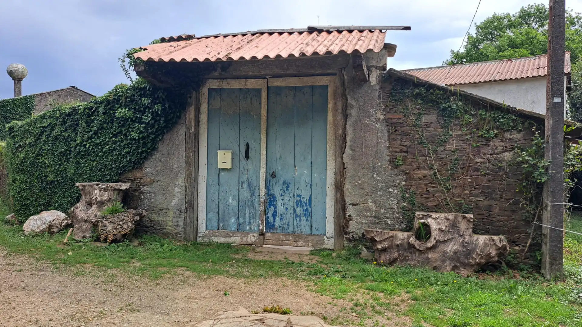 Vista exterior de Finca rústica en venta en Frades con Jardín privado