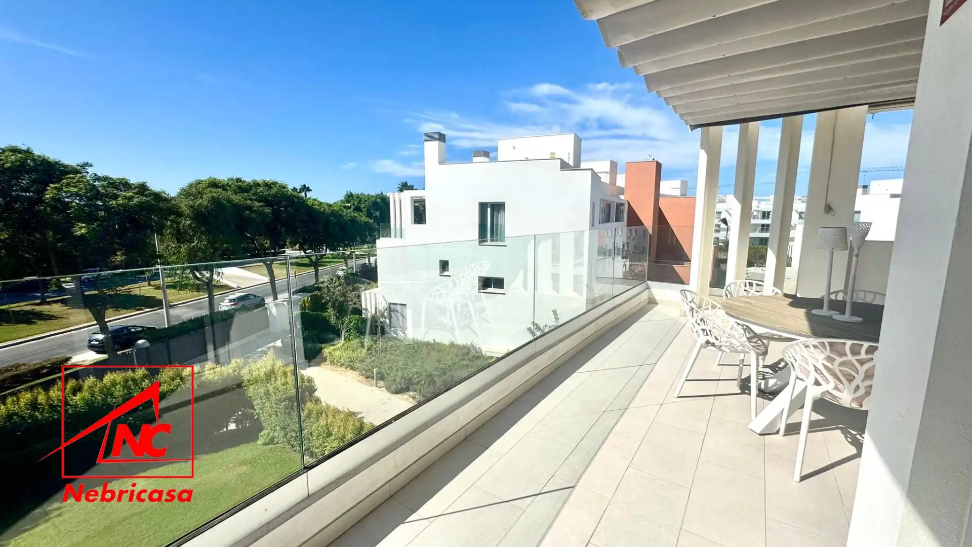 Terrace of Duplexes for rent in Chipiona  with Air Conditioner, Heating and Terrace