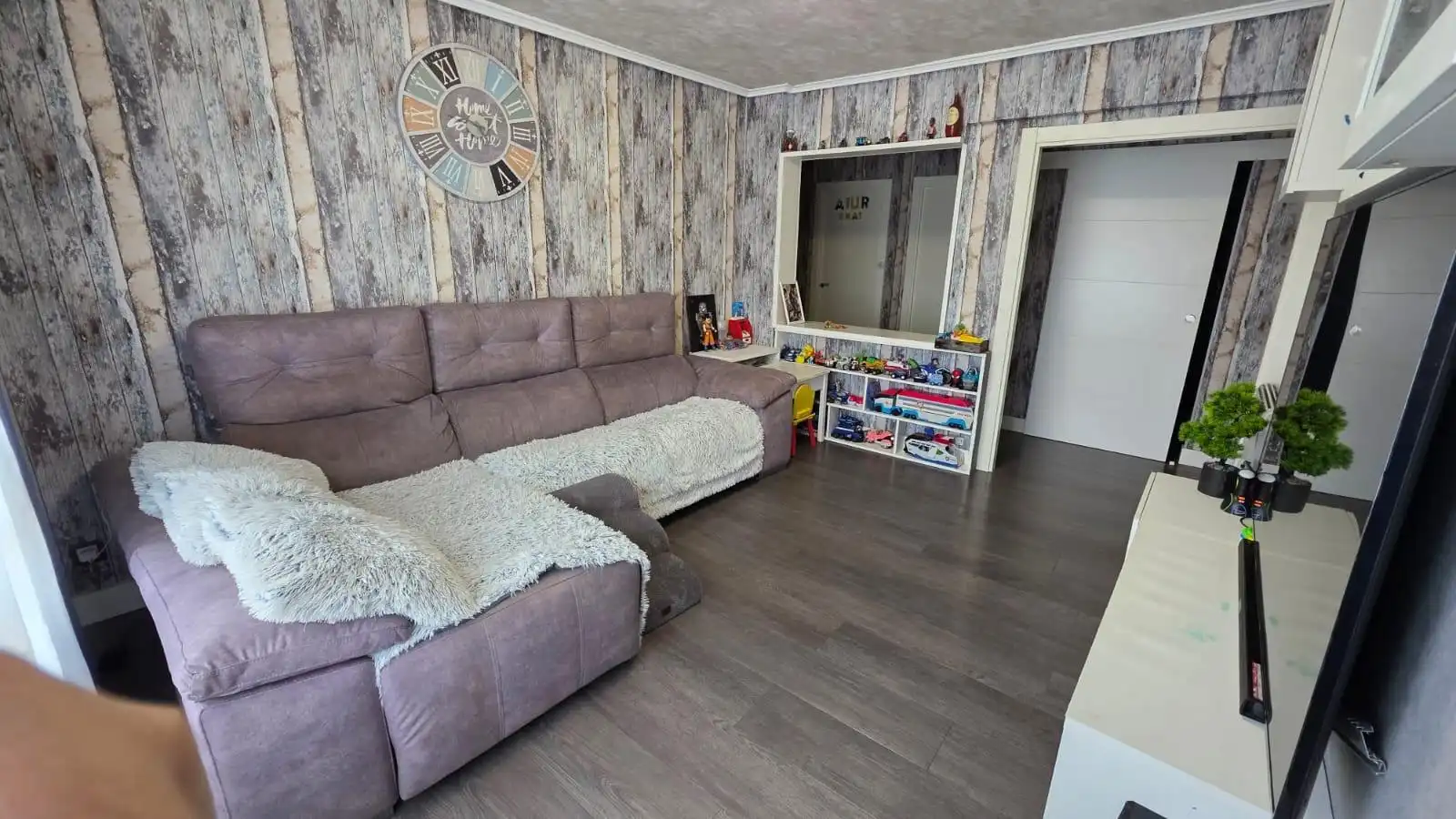 Wohnzimmer von Wohnung zum Verkauf in Usansolo mit Abstellraum und Möbliert