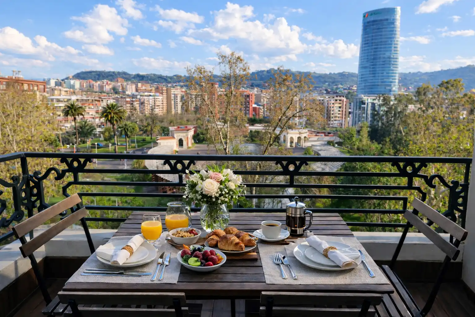 Terrace of Flat for sale in Bilbao   with Heating, Parquet flooring and Terrace