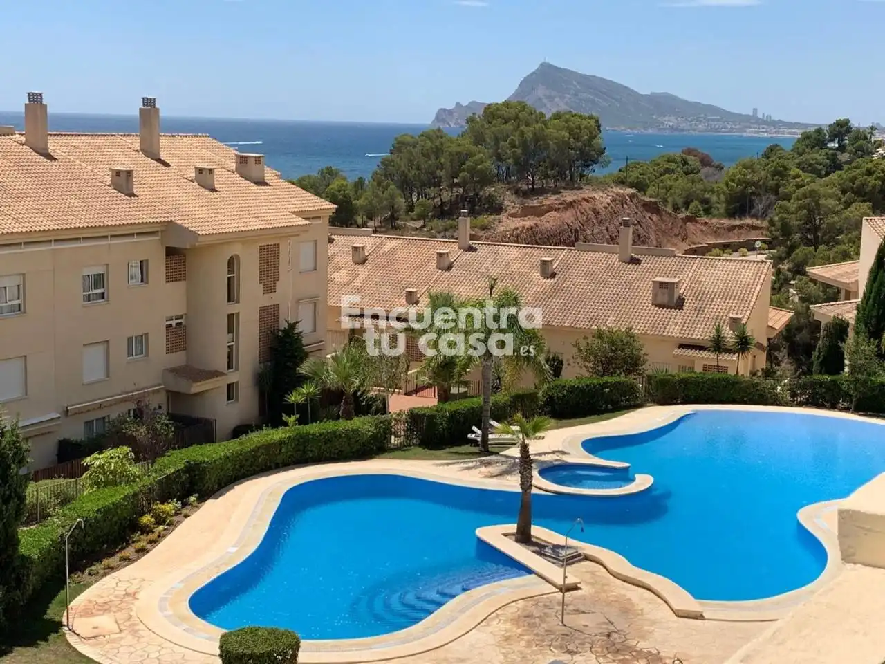 Vista exterior de Piso de alquiler en Altea