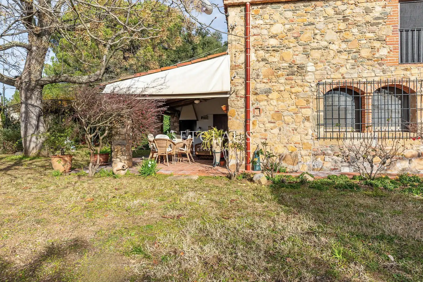 Jardí de Finca rústica en venda en Sant Feliu de Buixalleu amb Aire condicionat, Calefacció i Terrassa