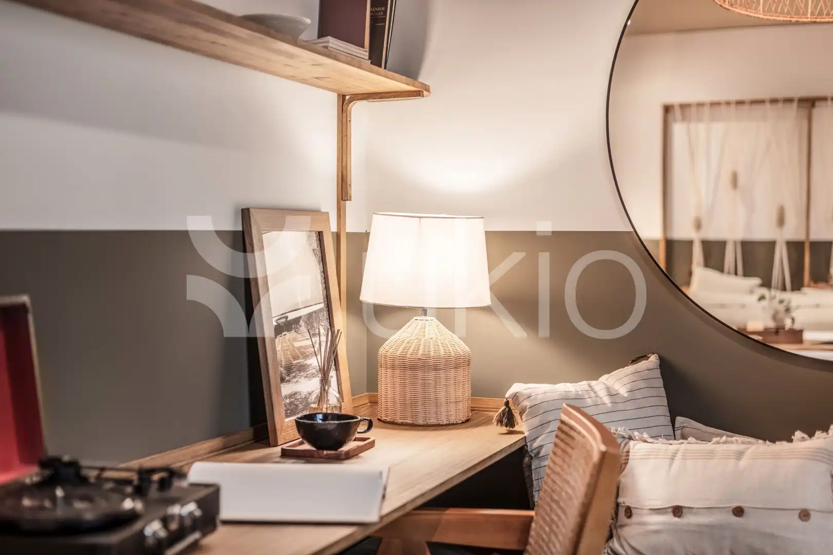 Schlafzimmer von Wohnungen zur Miete in Madrid mit Klimaanlage, Möbliert und Waschmaschine