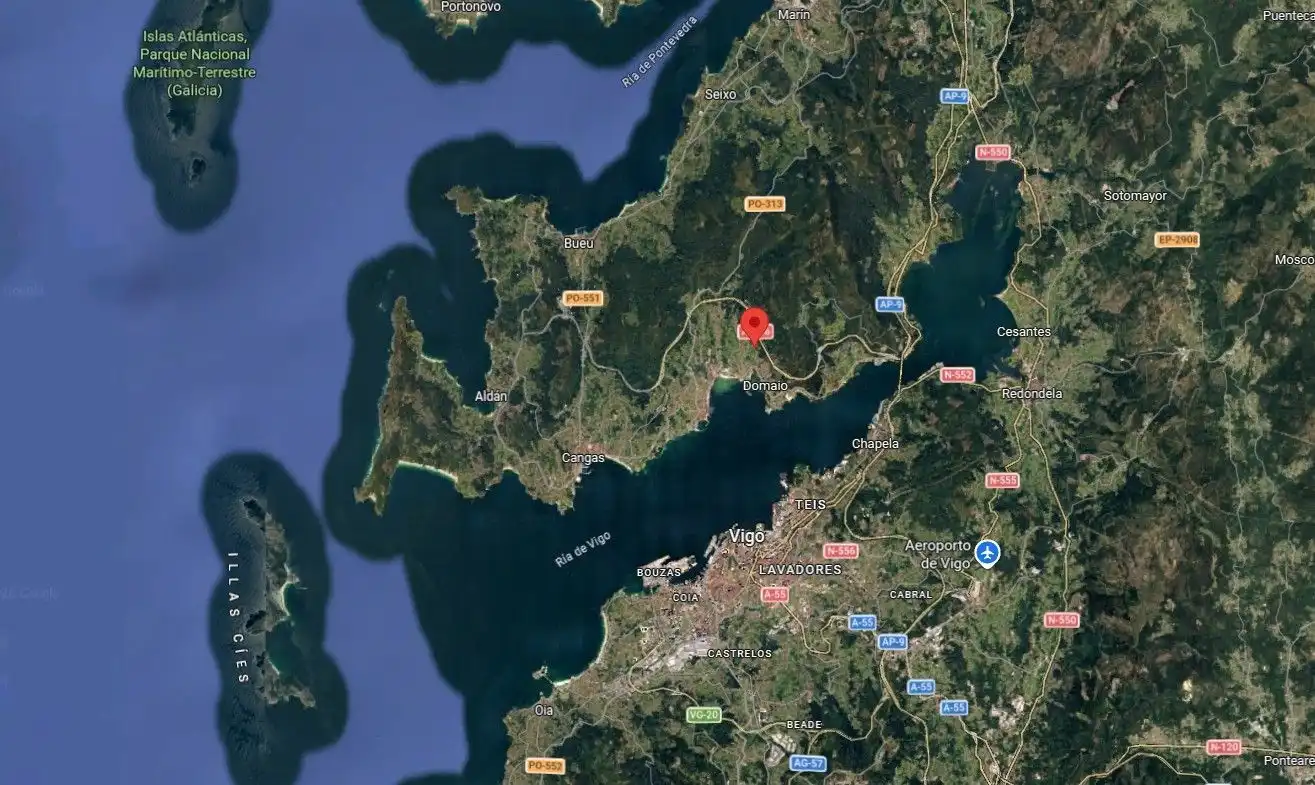 Terreno en venta en Moaña