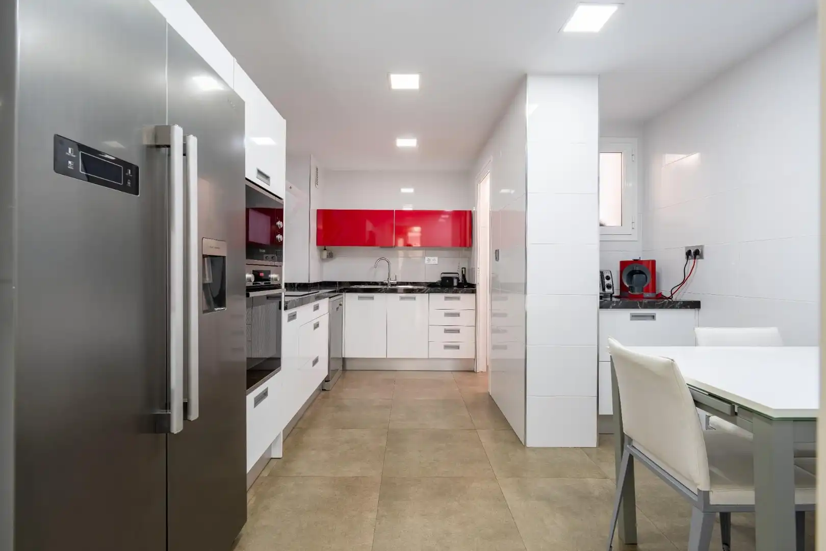 Kitchen of Flat for rent in Almería  with Air Conditioner, Heating and Furnished