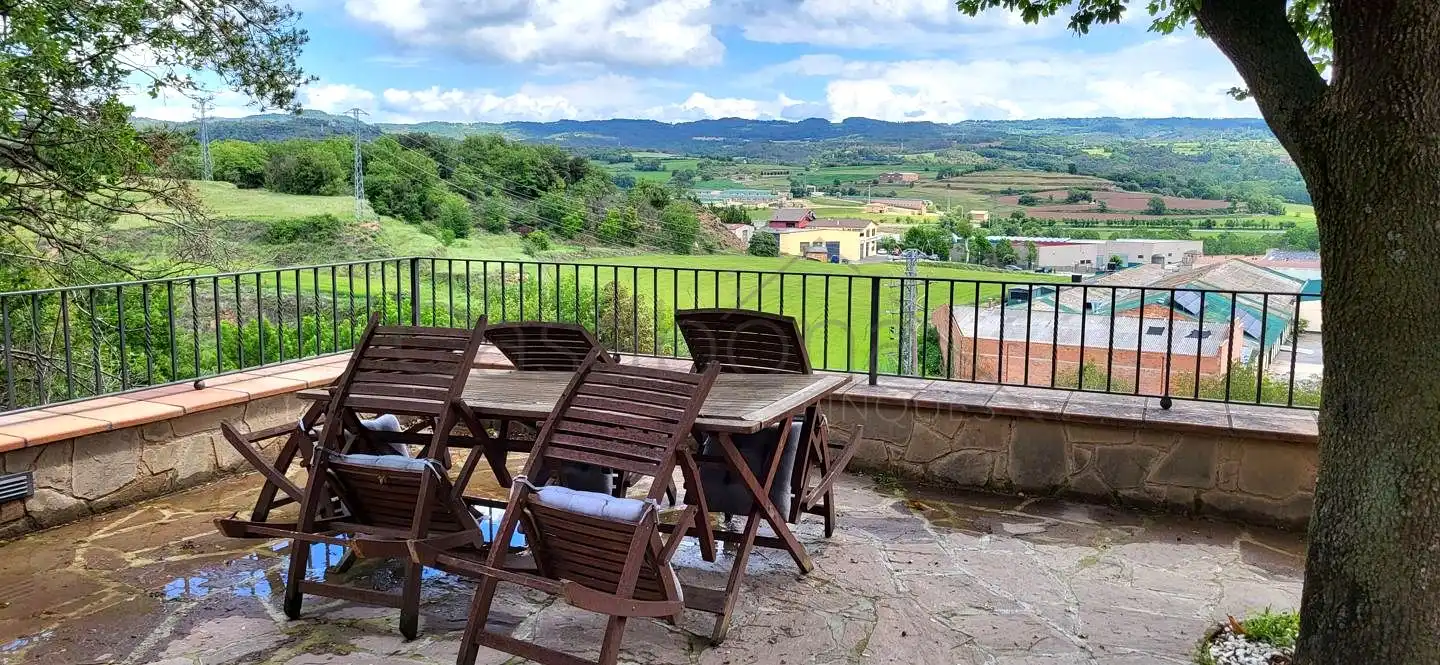 Terraza de Casa o chalet en venta en Olost con Jardín privado, Terraza y Piscina