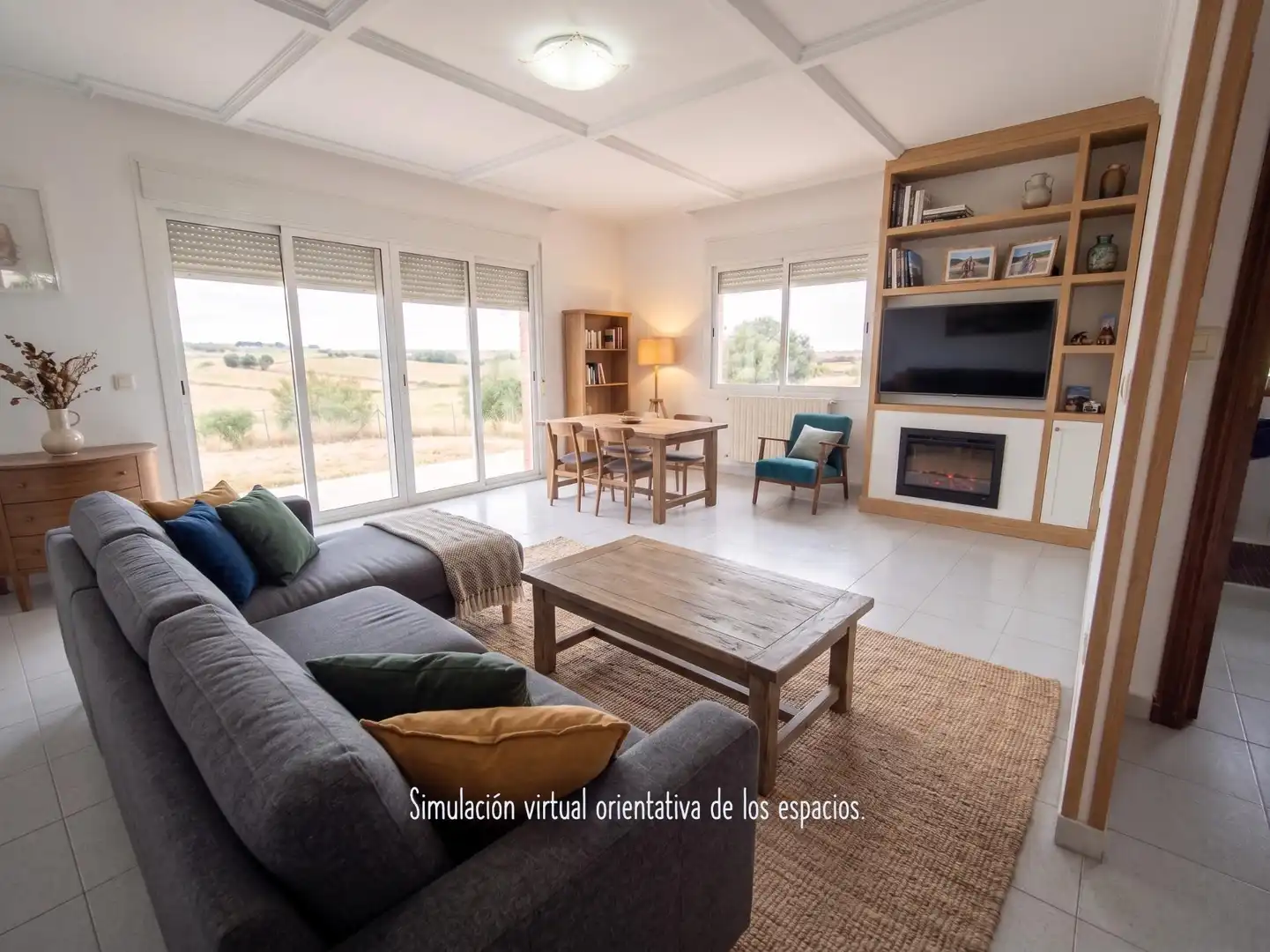 Sala de estar de Casa o chalet en venta en Ourense Capital  con Calefacción, Jardín privado y Terraza