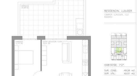 Foto 2 de Pis en venda a Llauder, Eixample, Mataró