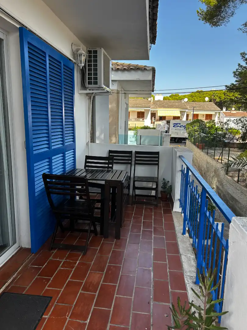 Balcony of Flat for rent in  Palma de Mallorca  with Air Conditioner, Heating and Furnished